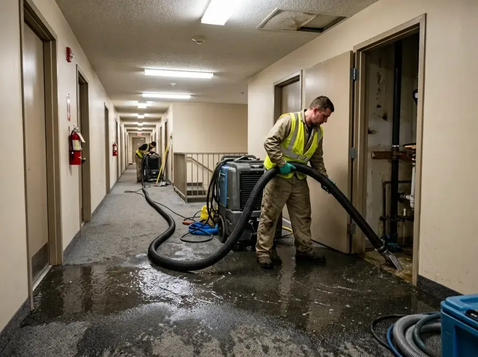 multi-unit-apartment-hallway-f-005 — frequently asked questions, Emergency Burst Pipe Water Extraction & Removal in Spencer,…